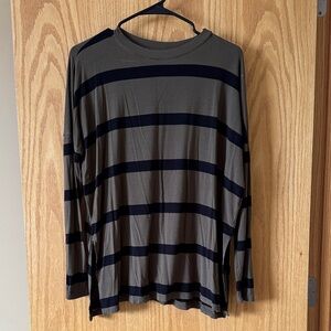 Maurice’s 24/7 Striped Long Sleeve Shirt, sz XS
